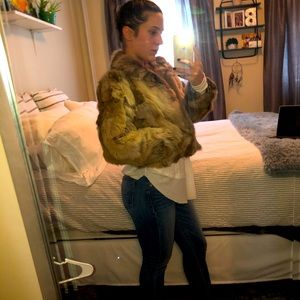 Adrienne Landau Rabbit jacket